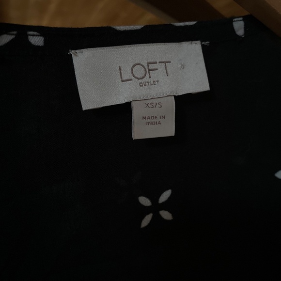 Ann Taylor Loft Kimono Black Robe - Picture 3 of 5